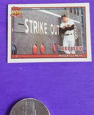 ROGER CLEMENS 1991 TOPPS CRACKER JACK #22 MINI BASEBALL CARD FREE SHIPPING