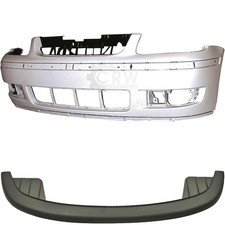 Set Stoßstange vorne grundiert inkl. Spoiler schwarz für VW Polo 6N2 Bj. 99-01