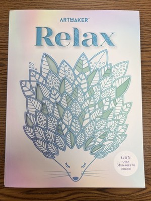 Art Maker Relax Mindful Coloring Book For Adults with over 30 Images Gift Idea