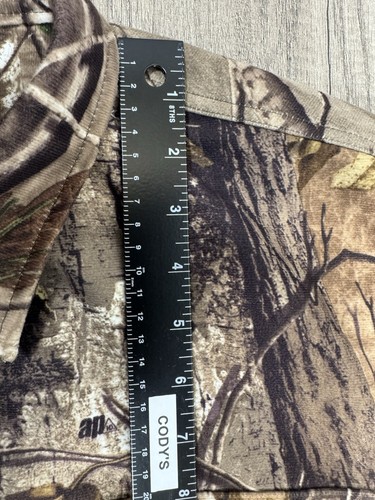 Men's L Cabela's Microtex Realtree AP Camo Long Sleeve Button Up Hunting Shirt - Picture 11 of 16