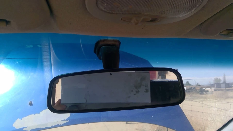 Espejo retrovisor interior Chevy Aveo 2004-2011 montado en parabrisas OEM 96378732 Foto 3 de 4