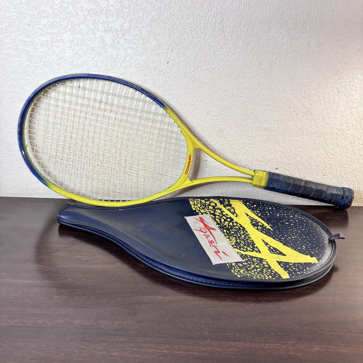 Rare Vintage Agassi Star 3000 Tennis Racket By Donnay W Cover | eBay