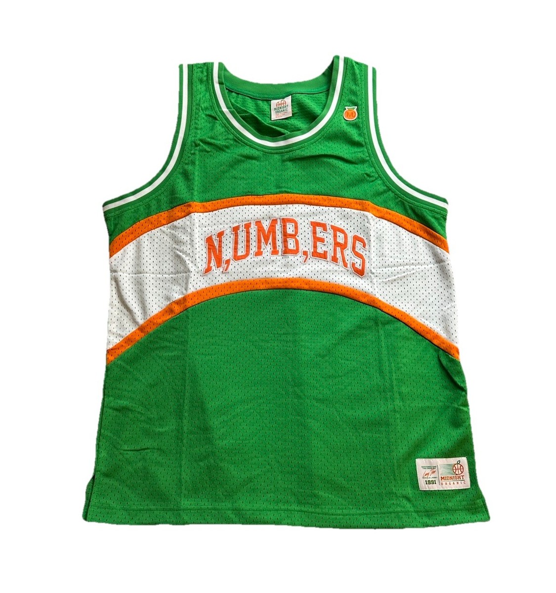 Larry June X Midnight Organic Numbers, Basketball Jersey Size