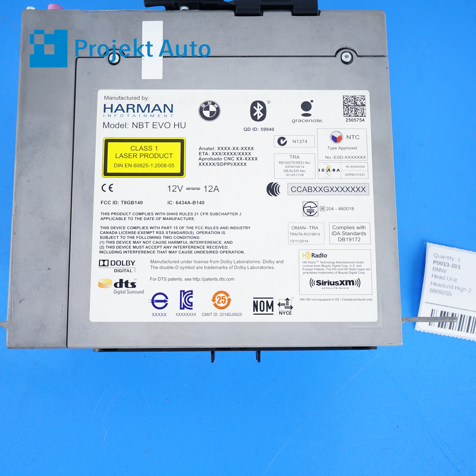 16-24 OEM BMW Head Unit NBT EVO 2 M5 X3M Rolls Royce F97 G01 F90 G12 G30 F98