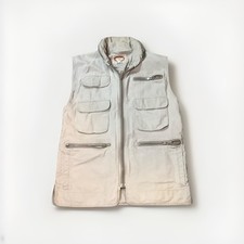 Vintage Banana Republic Vest Mens S 1980s Safari Hooded Mill Valley