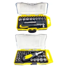 Ratcheting Screwdriver Precision Ratchet Screwdriver Multi Bit Set Household