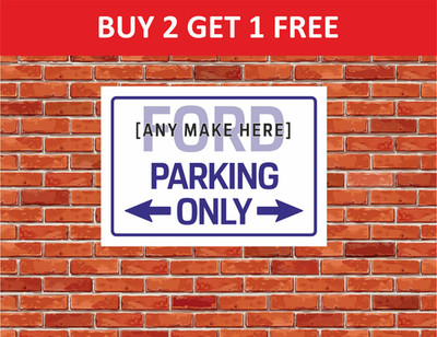Automarke Parkplatz nur hier Schild