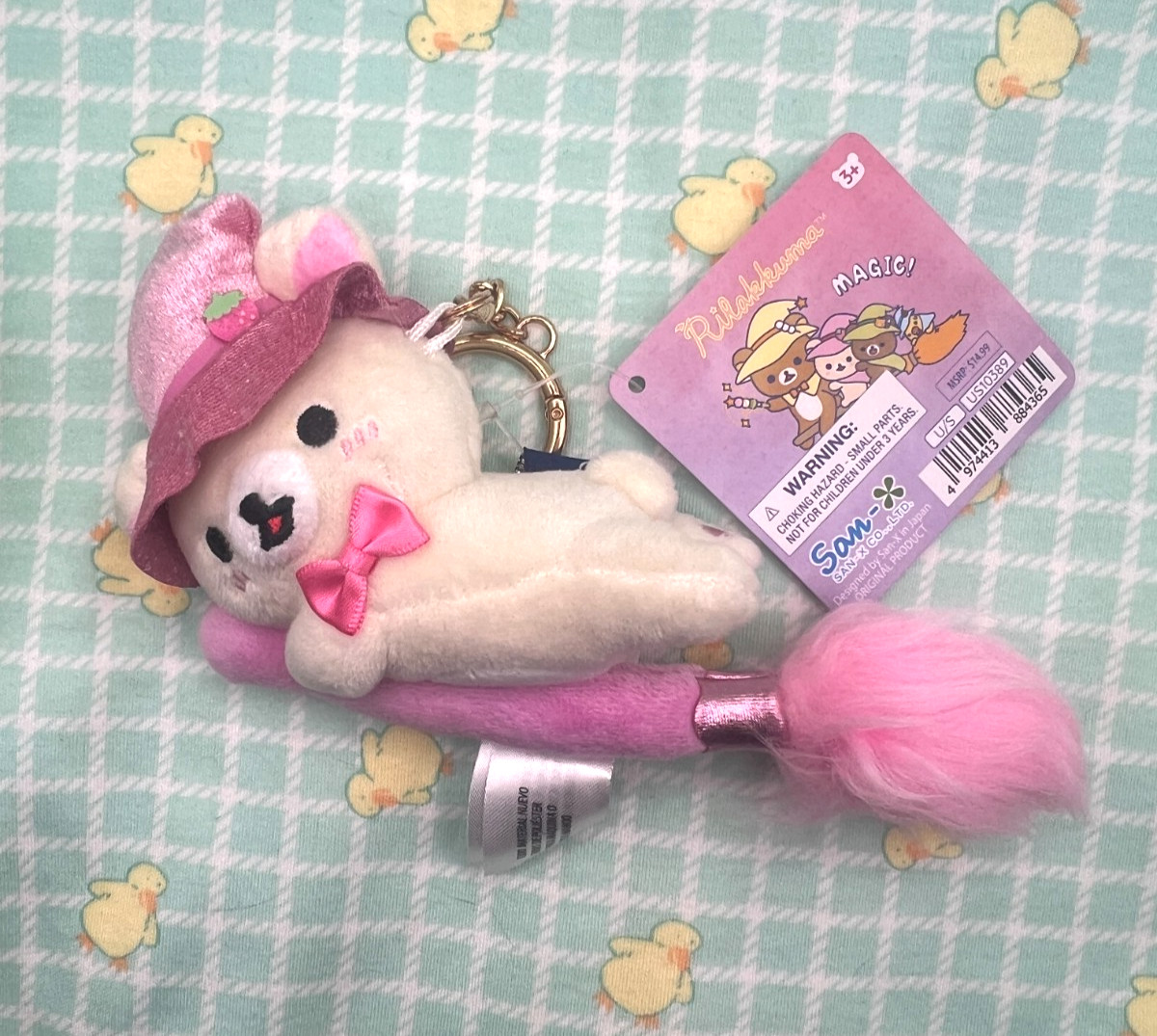 Rilakkuma’s Enchanted Wishes Korilakkuma Plush Keychain 2026 Pop Up Limited