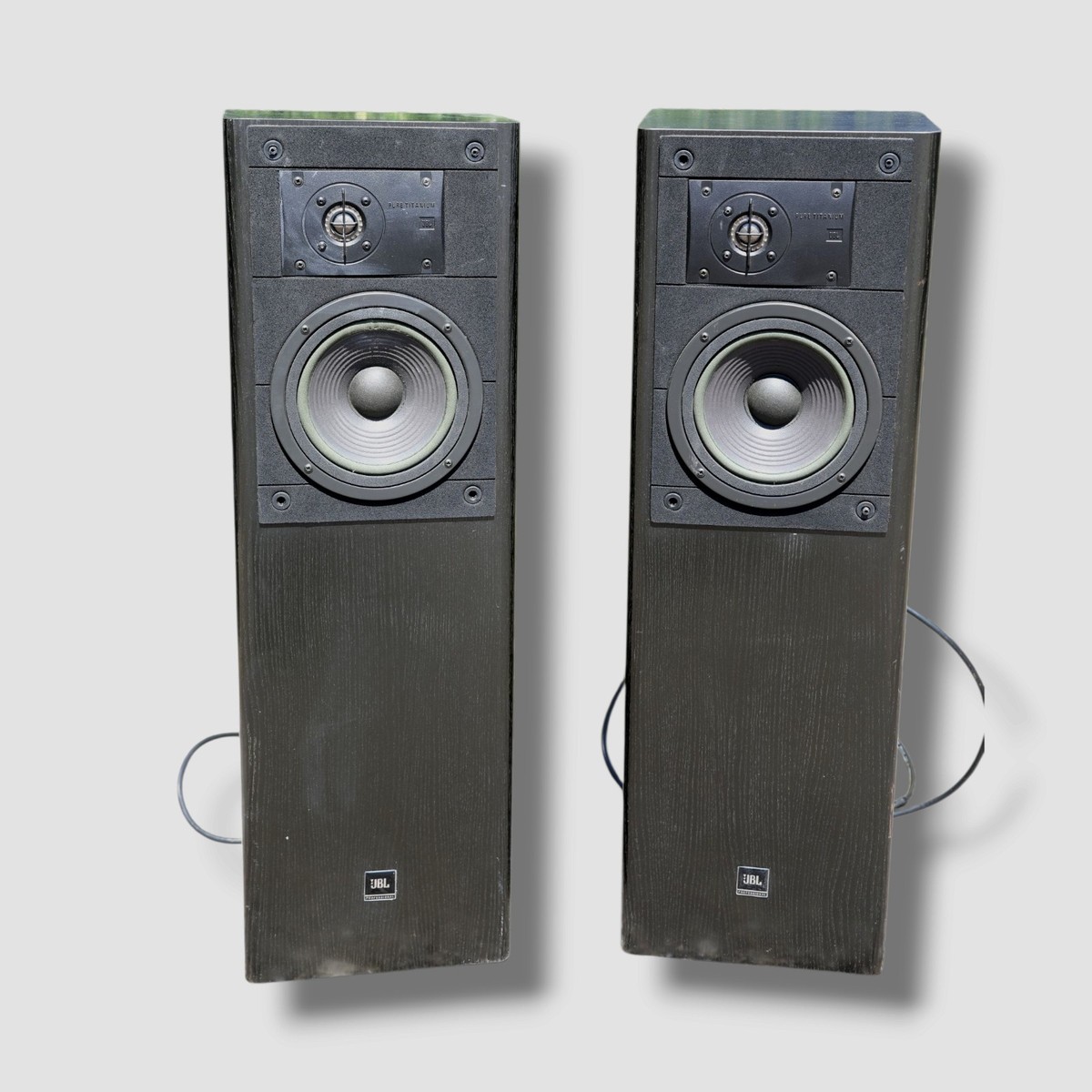 Pair of JBL LX33 Black floor standing Speakers UK - Main Image