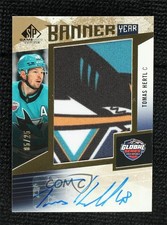 2023-24 SP Game Used Banner Year 2022 Global Series 5/25 Tomas Hertl Auto 1g43