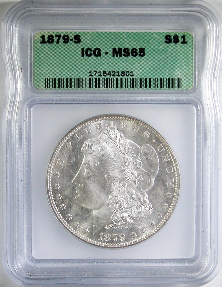 1879 Year Grade MS 65 Morgan Dollars (1878-1921) for sale | eBay