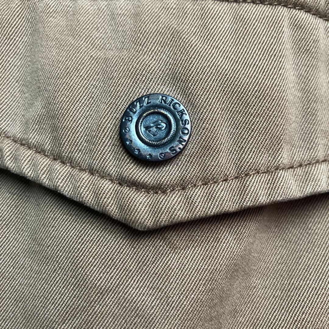 Buzz Rickson's Military Jacket Brown Corduroy Col… - image 5