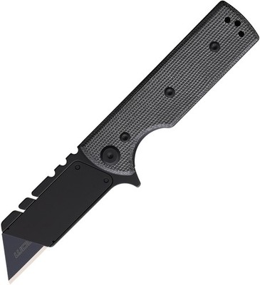 Chaves Knives CHUB Flipper Linerlock Blackout Micarta Folding Pocket Knife 14243
