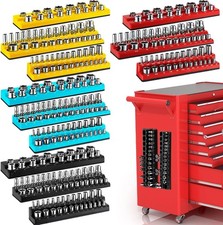 12 Pcs Magnetic Socket Organizer Set Compatible With And Metric Magnetic Holders 12 Pcs Magnetic Socket Organizer Set Compatible With And Metric Magnetic Holders