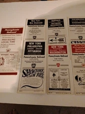 Railroad Timetables - Pennsylvania 7 schedules 1958 - 1966