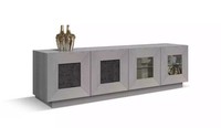Sideboard Wohnzimmer Luxus Stil Modern Grau Neu WunderschöN