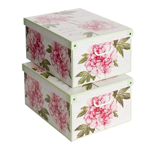 Lavatelli Set 2 Scatole Armadio Cartone 49x40x24 cm Cambio Stagione