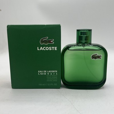 Lacoste Eau De Lacoste L.12.12 Vert EDT 3.3oz New Open Box Authentic See Details