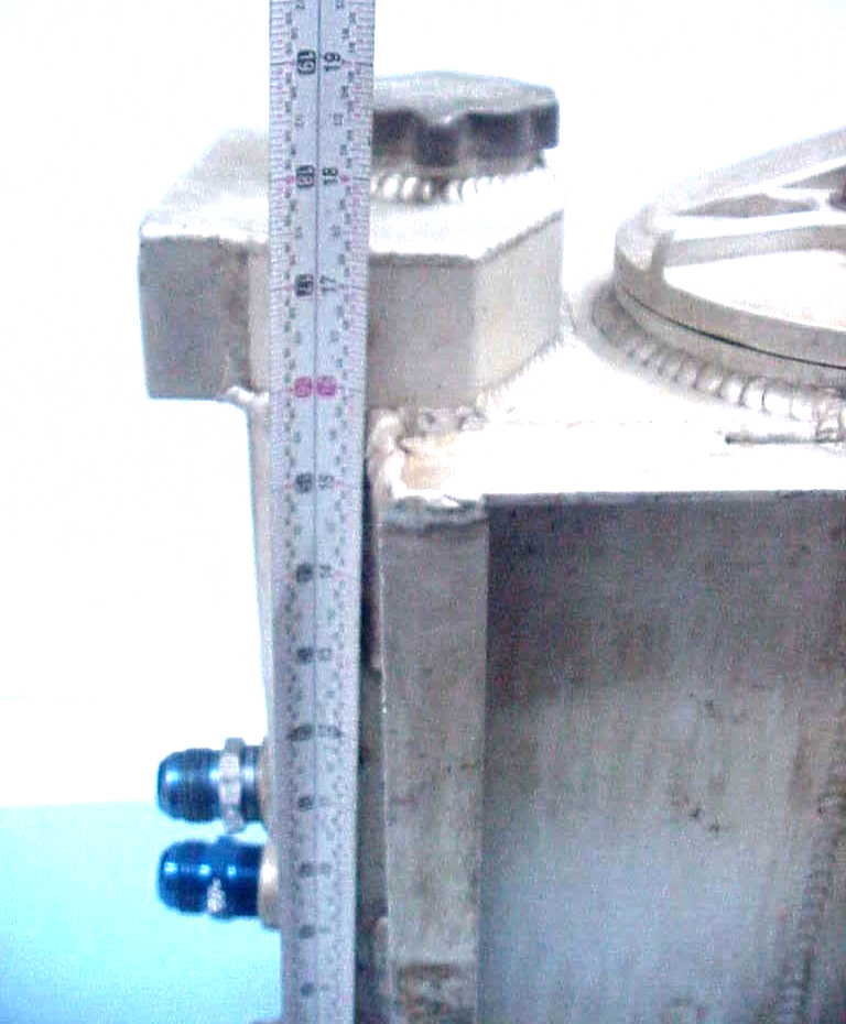 Oval Craft 3 Gallon Aluminum Dry Sump Oil Tank Late Model IMCA Mudbog