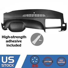 Dash Board Cover Cap for 2007-14 Silverado LS LT WT Sierra SL SLE WT Black ABS