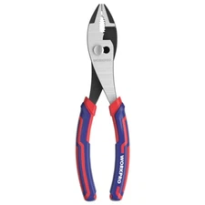 WORKPRO 6inch Slip Joint Plier 3-Zone Serrated Jaw Forged Rust Prevention Finish