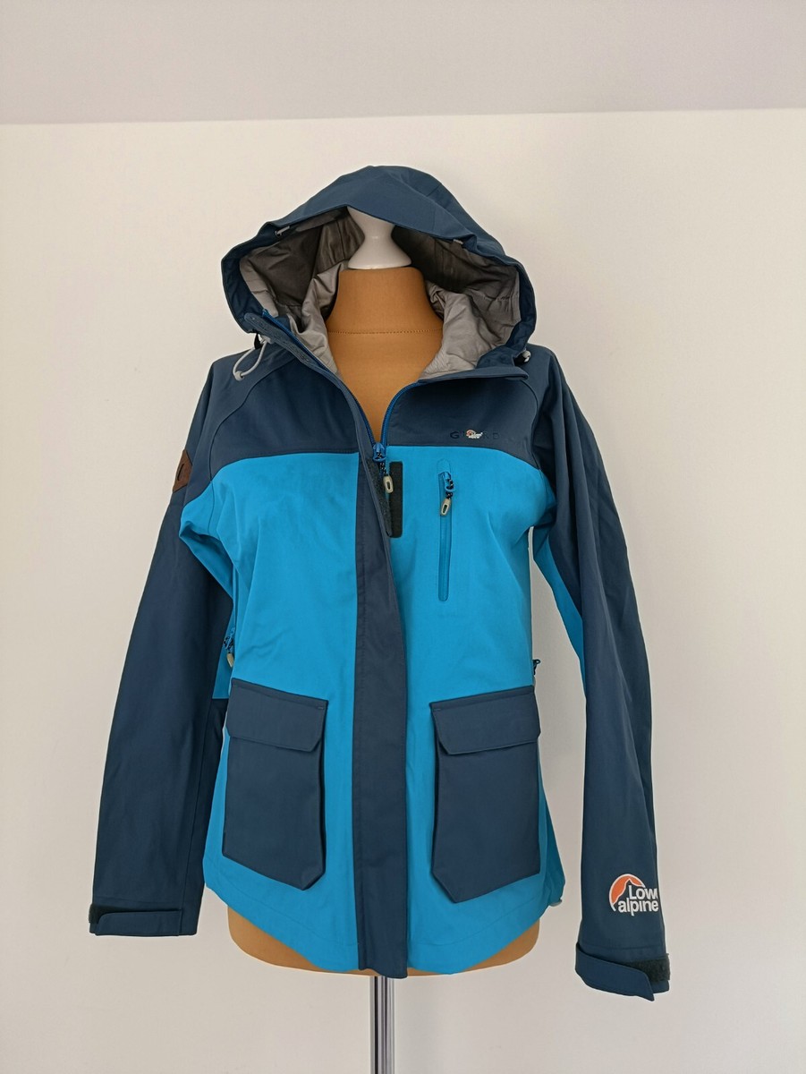LOWE ALPINE GIORDANO Women's Blue Full Zip Hooded Raiwear Jacket