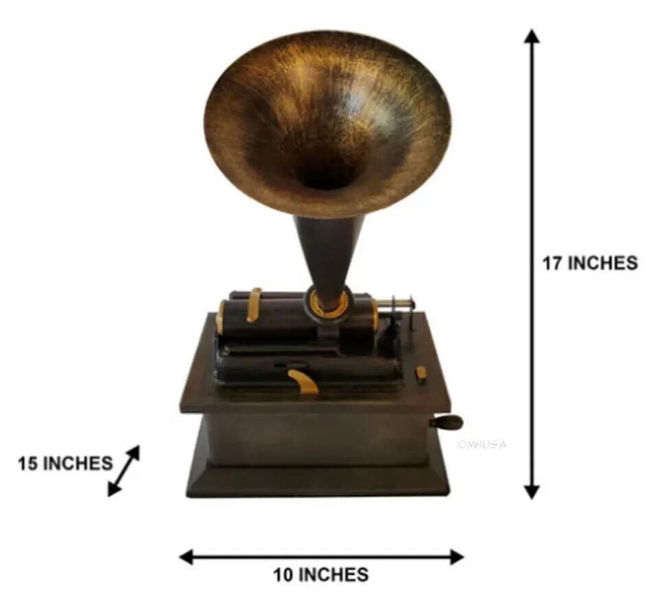 Phonograph Model Edison Phonograph 1901 Standard Model A Metal Model 17