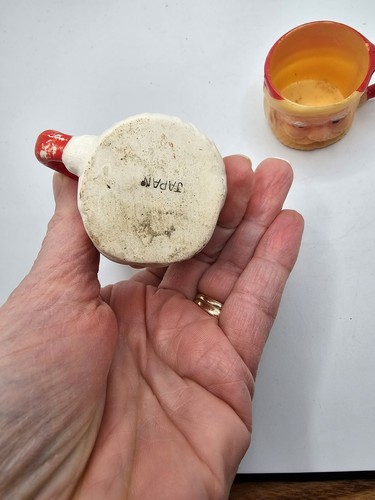 2 Mini Tazze Babbo Natale Vintage Giappone Hong Kong - Foto 4 di 8