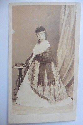 CDV Foto der Tänzerin Fräulein Crétin Ballett der Pariser Oper von Disdéri 1861