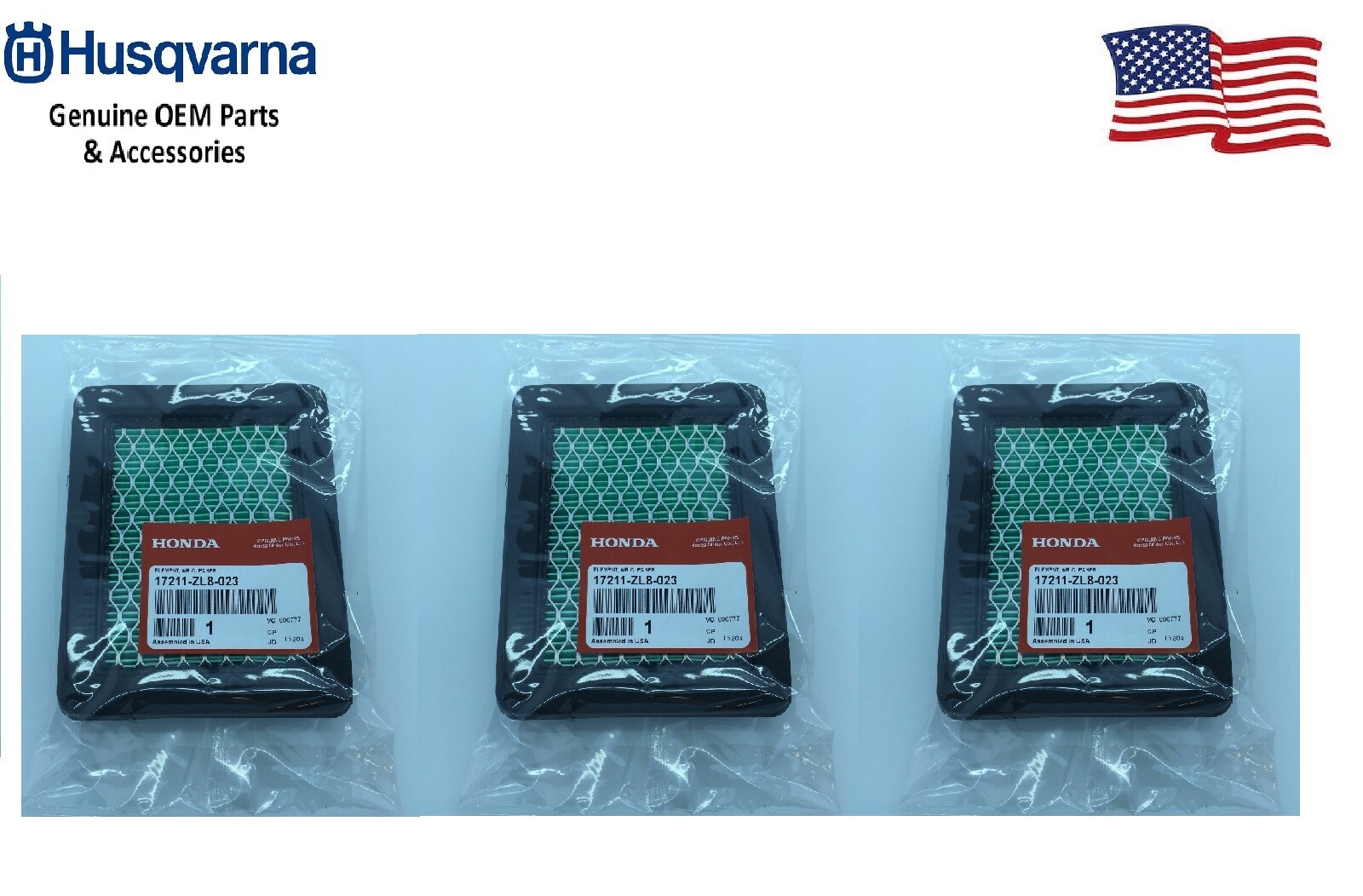 3 17211ZL8023 GENUINE CRAFTSMAN HONDA AIR FILTER 17211ZL8000
