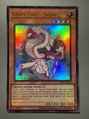 YUGIOH FAIRY TAIL - SNOW ASIA ENGLISH EDITION ES01-AE012 ULTRA RARE | eBay