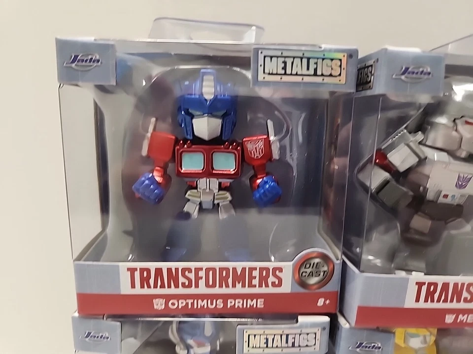 Jada Metal Figs 2024 Transformers Collection 2.5 inch Full Set of 4 Figures Toys - Image 3 of 4