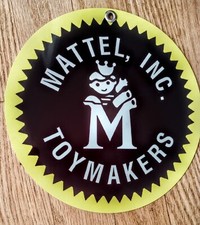 Mattel Toy Toys Collectibles Sign .. Hot Wheels .. Barbie