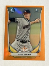 JOSH HADER 2014 Bowman Chrome Prospects Orange Refractor BCP69 #04/25 ASTROS RC