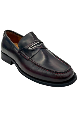 Donald J. Pliner Mens Fabric & Leather Slip-On Loafers Size 8 Like-NEW Condition Amazon.com | Donald Pliner Donnie Men main image 2