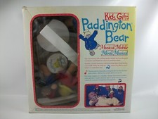 Paddington Bear Musical Mobile Vintage Nursery Decor in Box Works