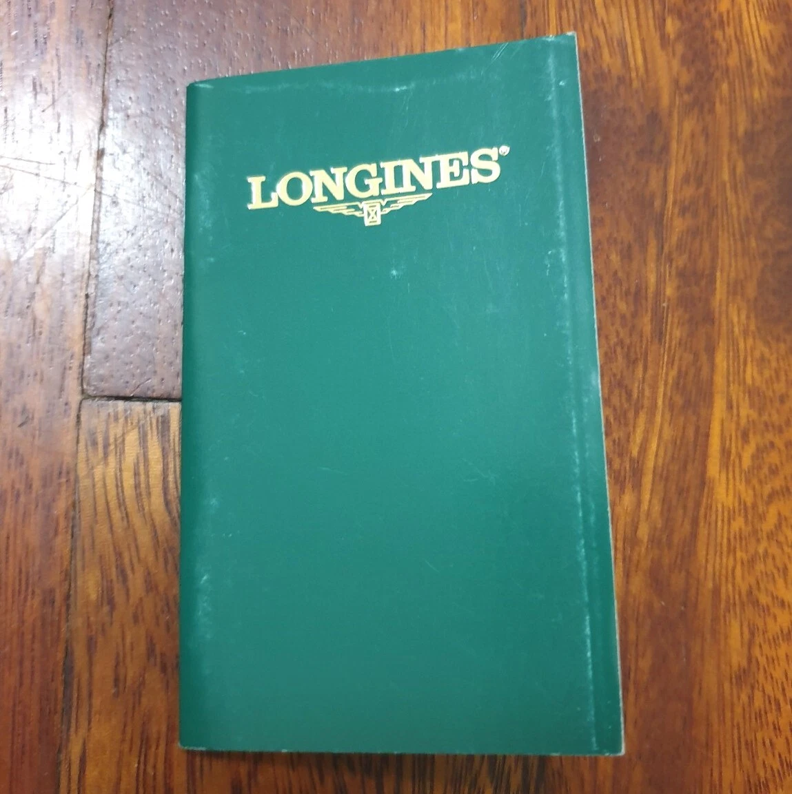 New old stock vintage Longines Warranty & service Booklet, blank unused, no card
