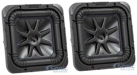 2 Комплект автомобильных аудиосистем Kicker L7S84 - 8 сабвуферов Solobaric L7S мощностью 1800 Вт Solo-baric 46790₽
