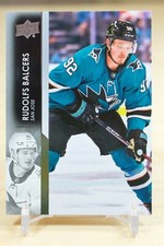 2021-22 Upper Deck Series 2 Base #393 Rudolfs Balcers - San Jose Sharks