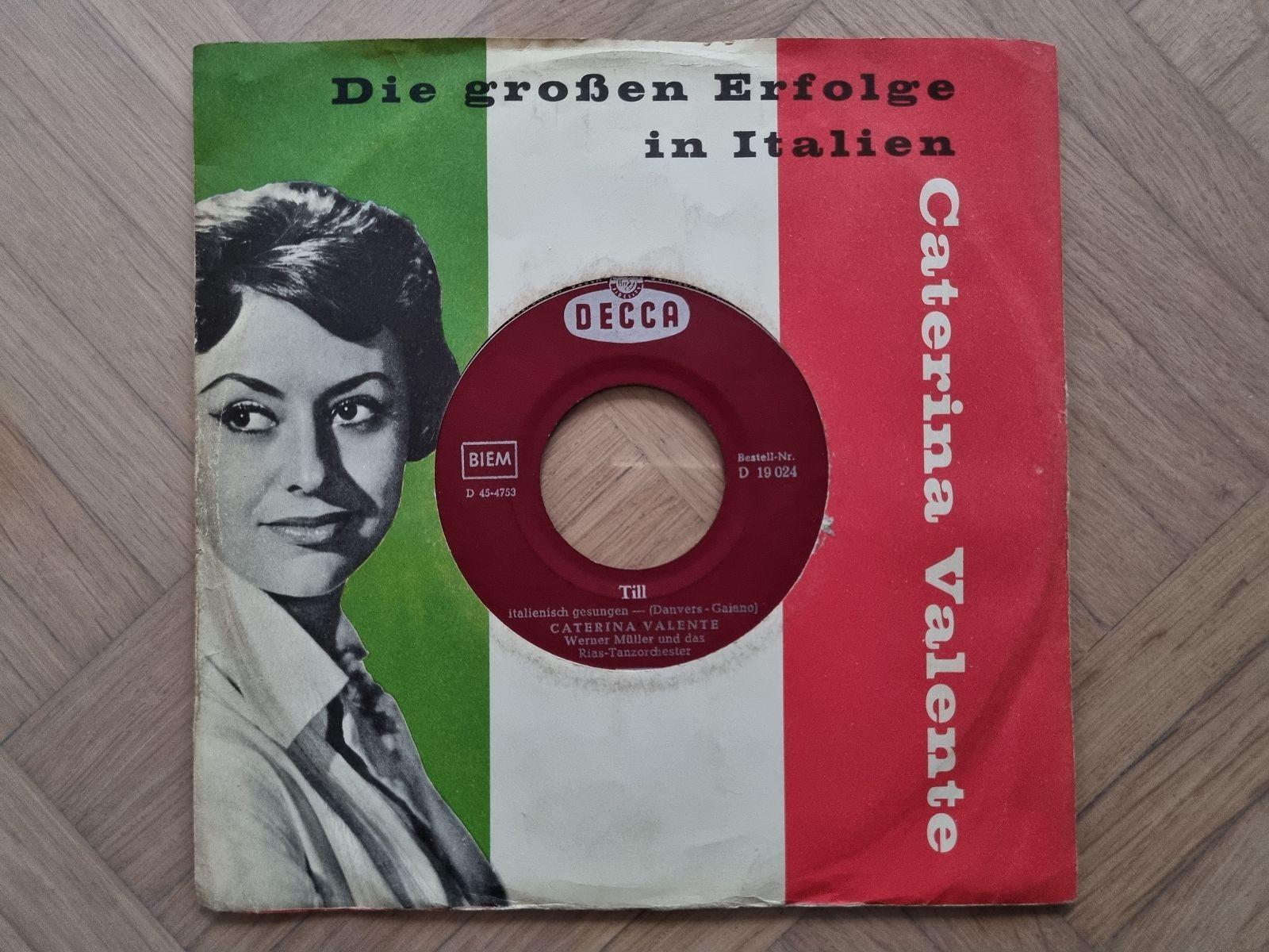 7"" Single Caterina Valente - Till/ Personalita Vinyl Germany