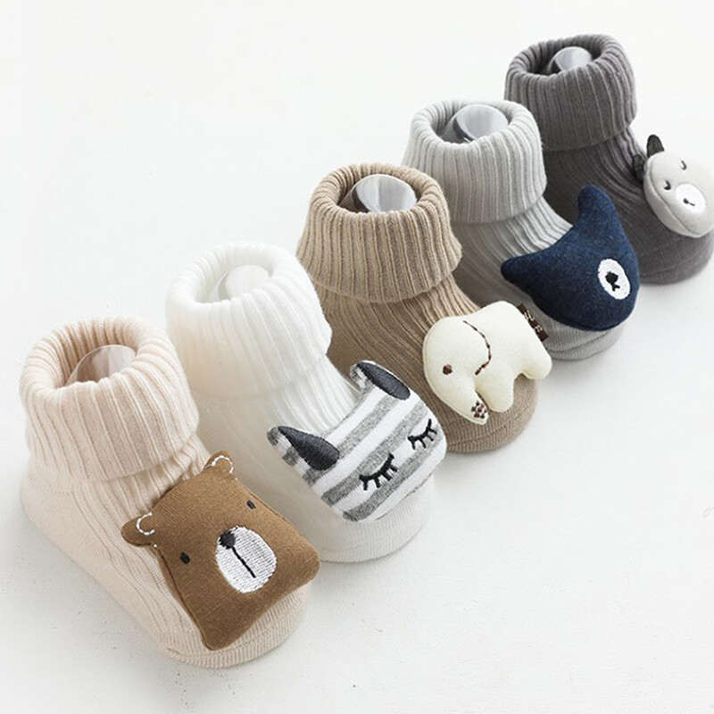 Baby Soft Cotton Socks-3 Pairs (0-12 Months) | Colorful Car Design main image 0