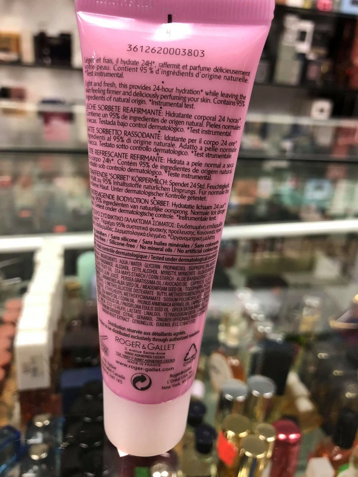 Loción corporal sorbete reafirmante Lait Sorbet by Roger & Gallet 50 ml Foto 2 de 4