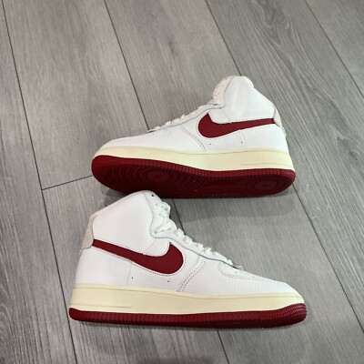 Women's Nike Air Force 1 Sculpt Summit White Sail Gym Red DC3590-100 sz 9