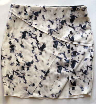 ZARA W&B Collection Women s Marble Print Mini Skirt Size S
