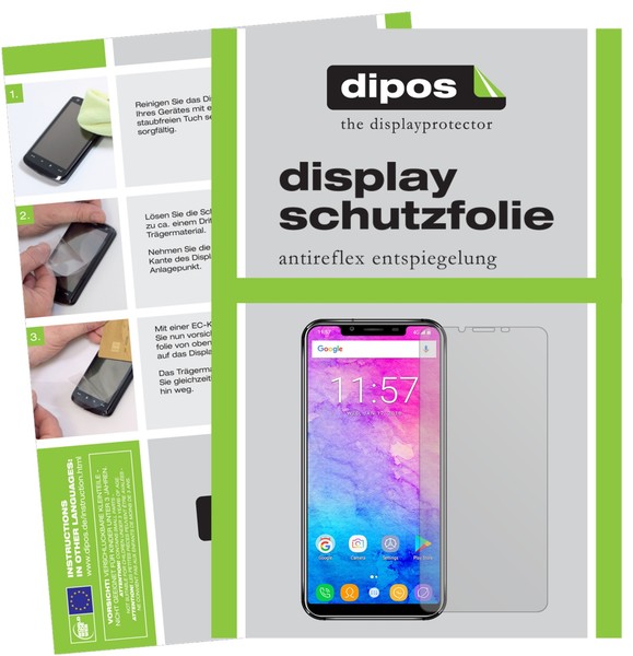 6X Schutzfolie FüR Oukitel U18 Matt Displayschutzfolie Folie Display Schutz-image
