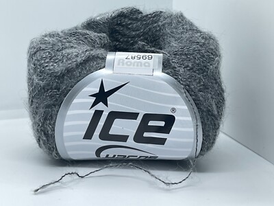 Grey Fuzzy Lace #0 Weight Yarn 69587 Ice Yarns Sale Winter 30gr 306yds ...