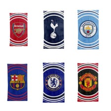 Football Towel - Arsenal, Barcelona, Tottenham, Chelsea pulse  Official Licensed