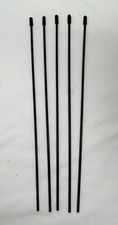 5-Pack Plastic Antenna Tube with Black Cap for RC Model Cars Boat