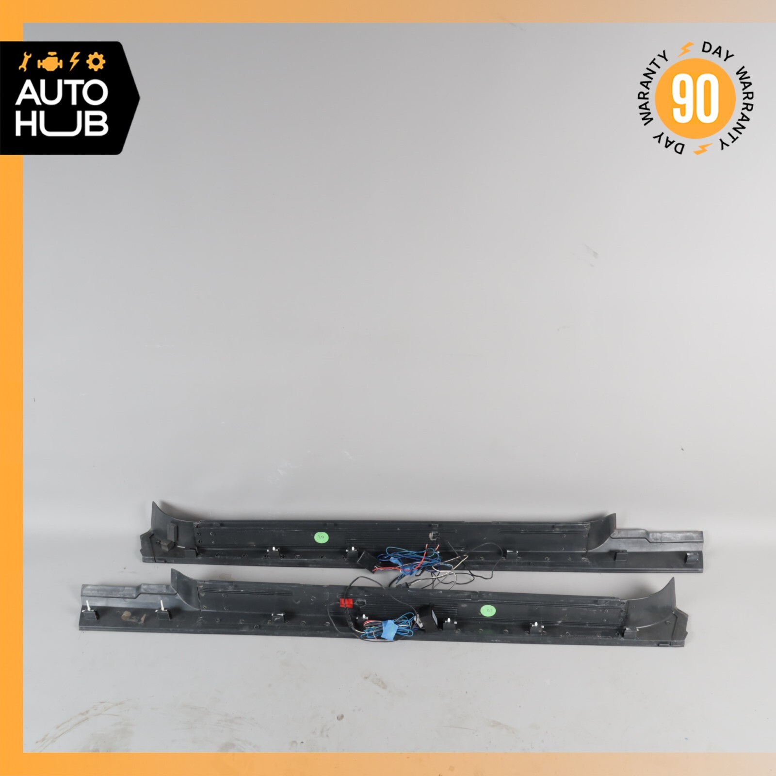 03-06 Mercedes W215 CL500 Door Step Sill Illuminated Right & Left Set Brabus