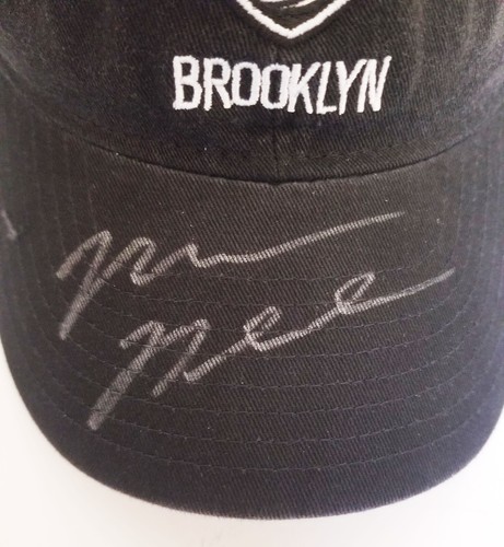 Baseballmütze Mason Plumlee NBA Brooklyn Nets handsigniert signed schwarz - Bild 4 von 6